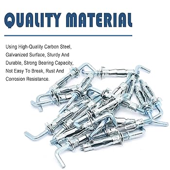 アンカー　いろは Amazon | Harskiyer 中空壁アンカー 20個 M6x52 高耐久 金属亜鉛